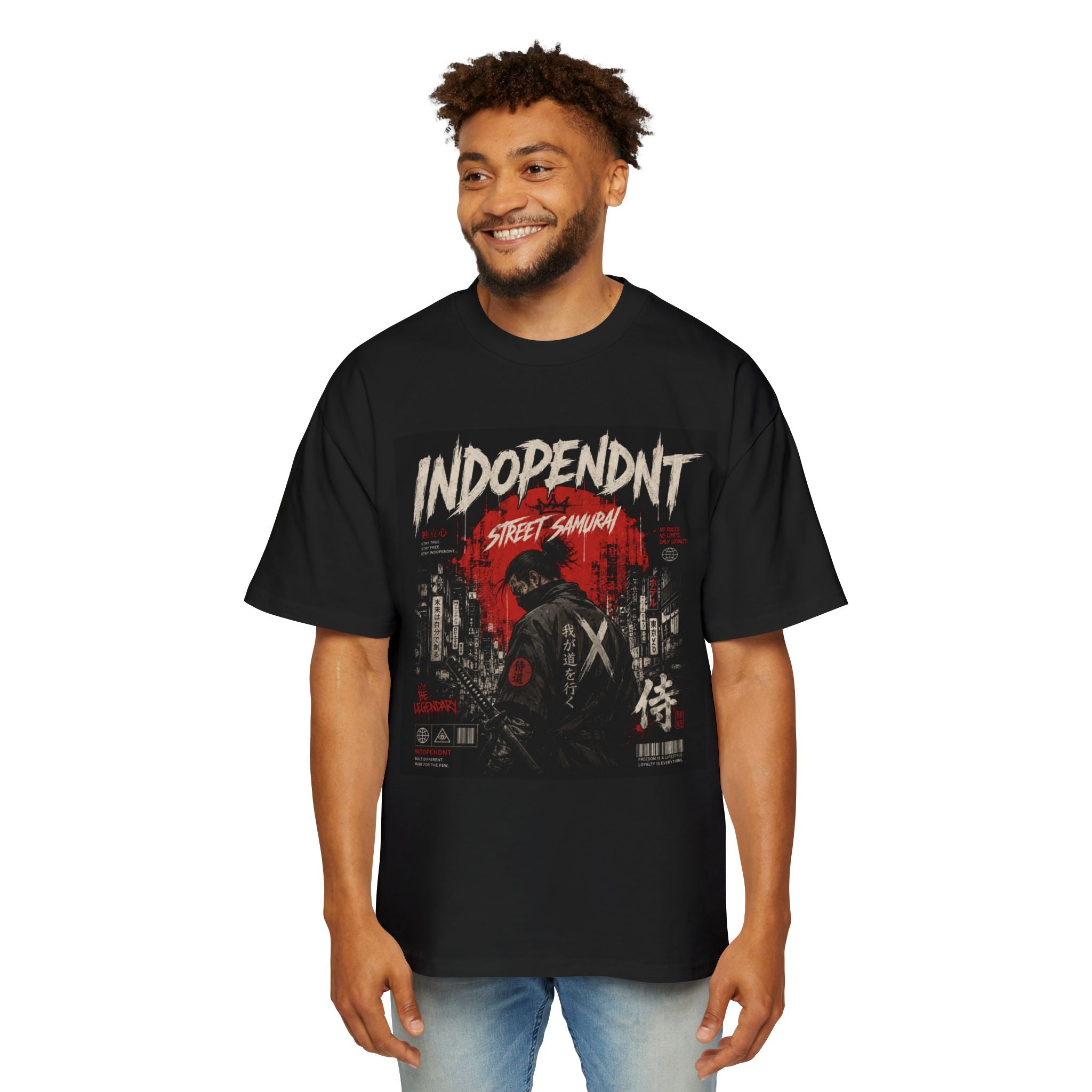 Indopendnt Street Samurai Graphic Tee — Urban Samurai Men’s T-Shirt