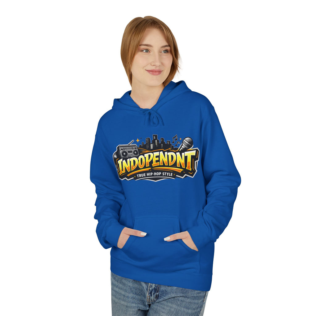 Independent Music Hoodie – "Indopendnt" Rap & Mic Graphic Pullover