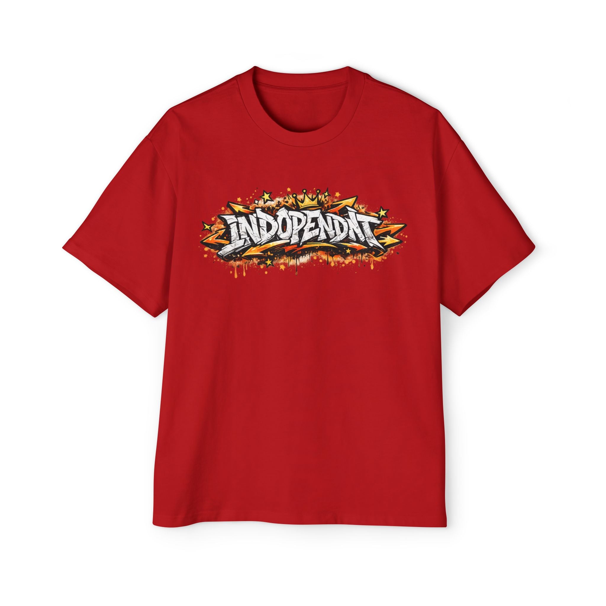 Independat Graffiti Logo Tee — Men's Oversized Streetwear Shirt