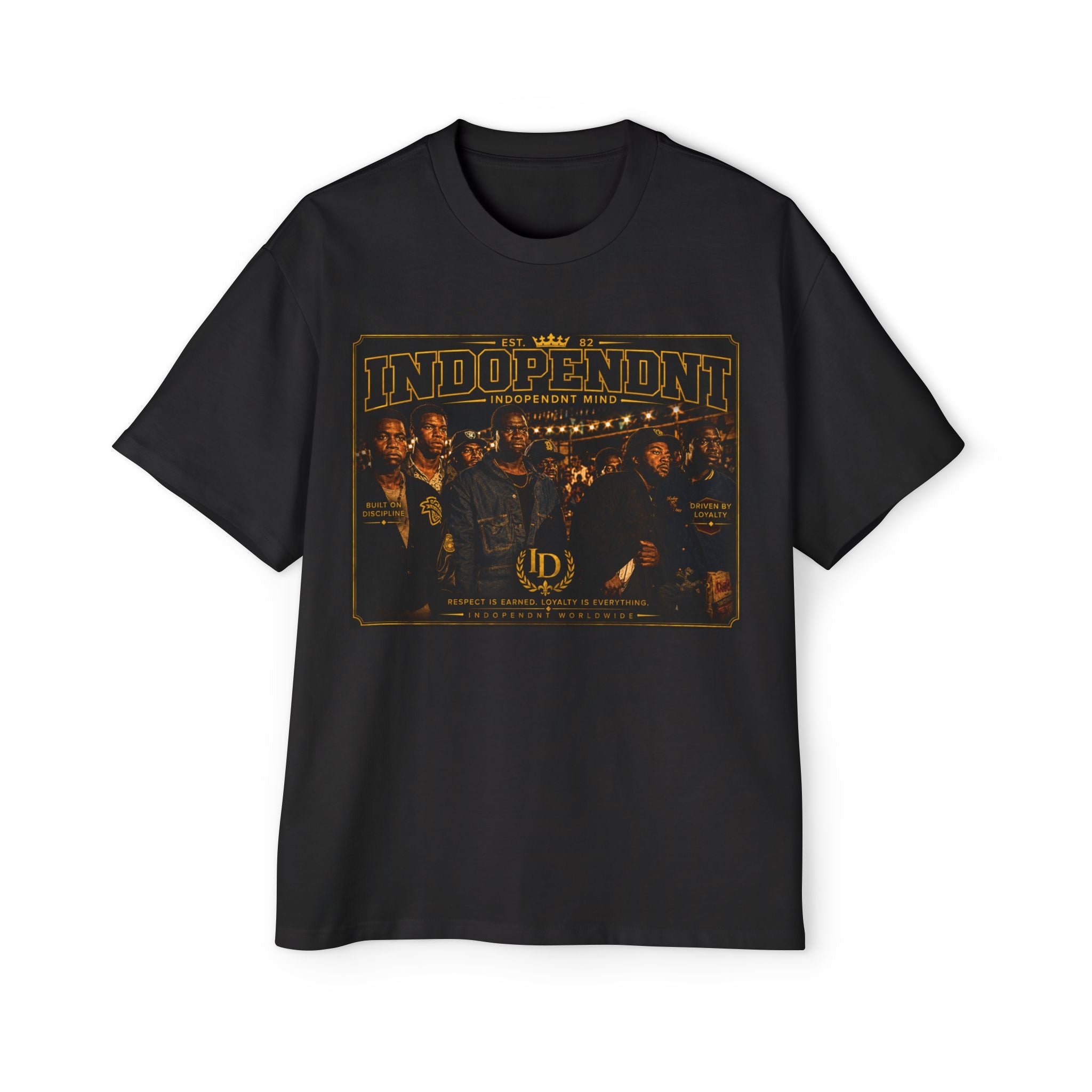 Independent Honor Roll Tee — Vintage Crew Graphic T‑Shirt