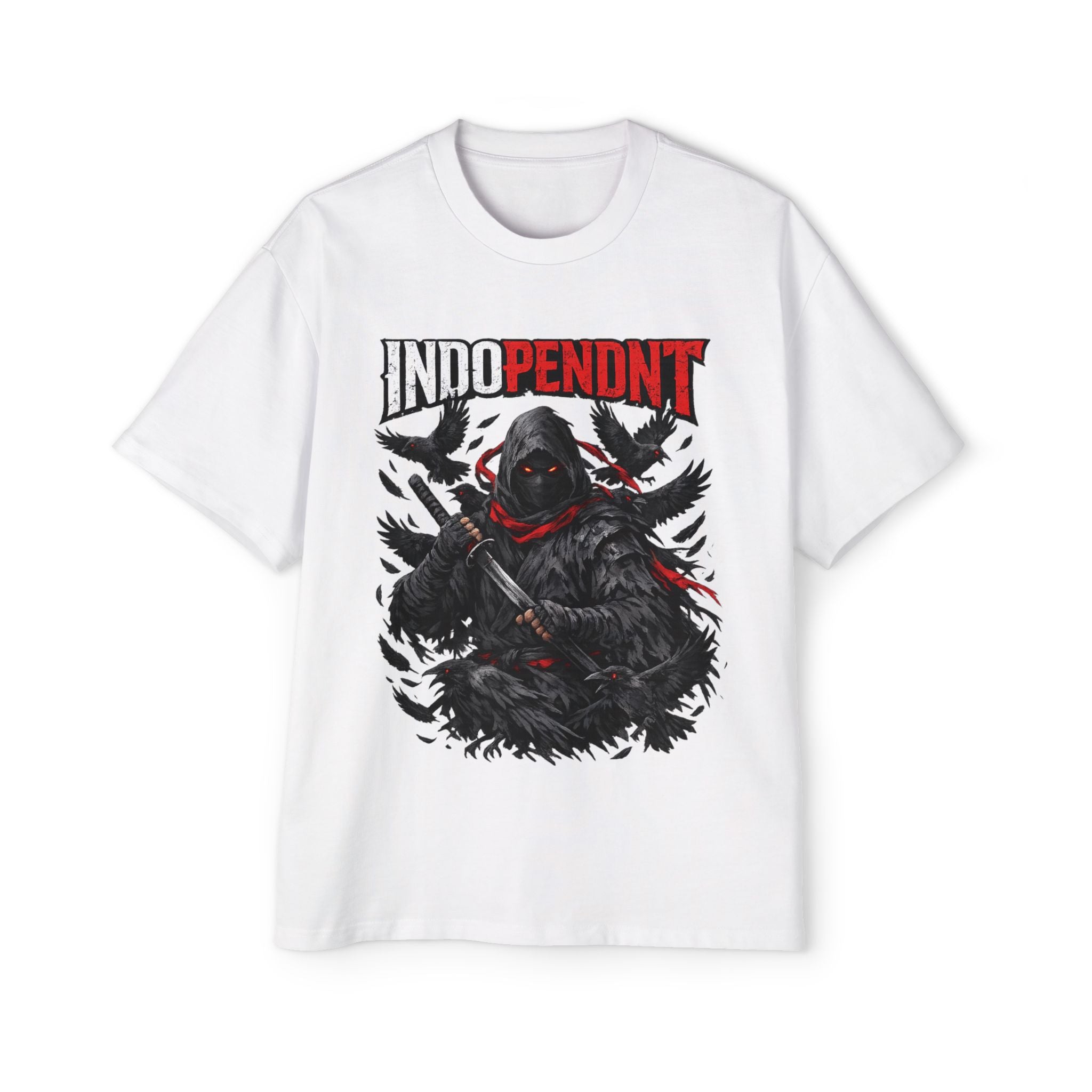 IndoPendent Grim Reaper Graphic Tee — Men's Oversized Streetwear