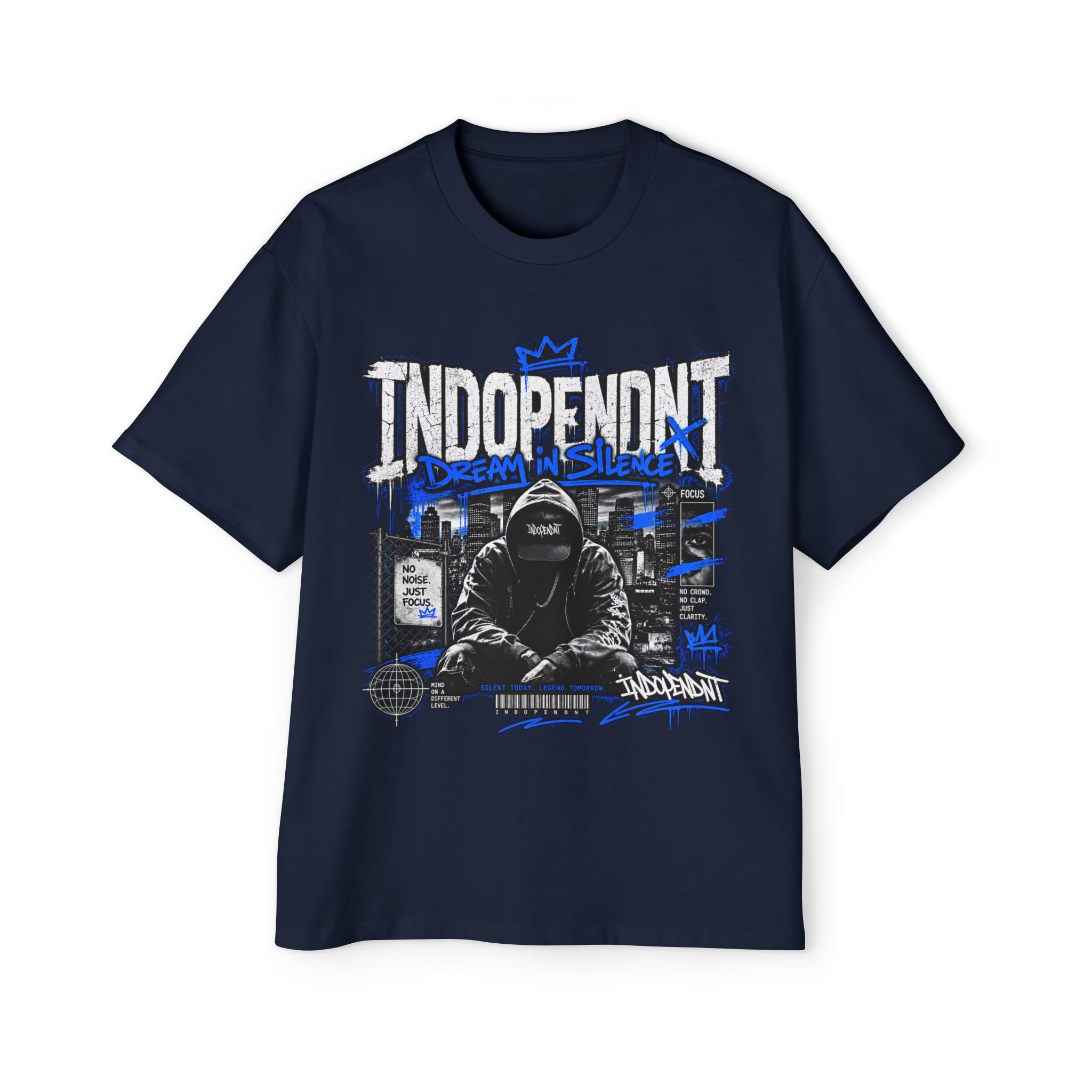 Indopendnt Streetwear Tee — 'Independent' Graphic Oversized Men's T-Shirt