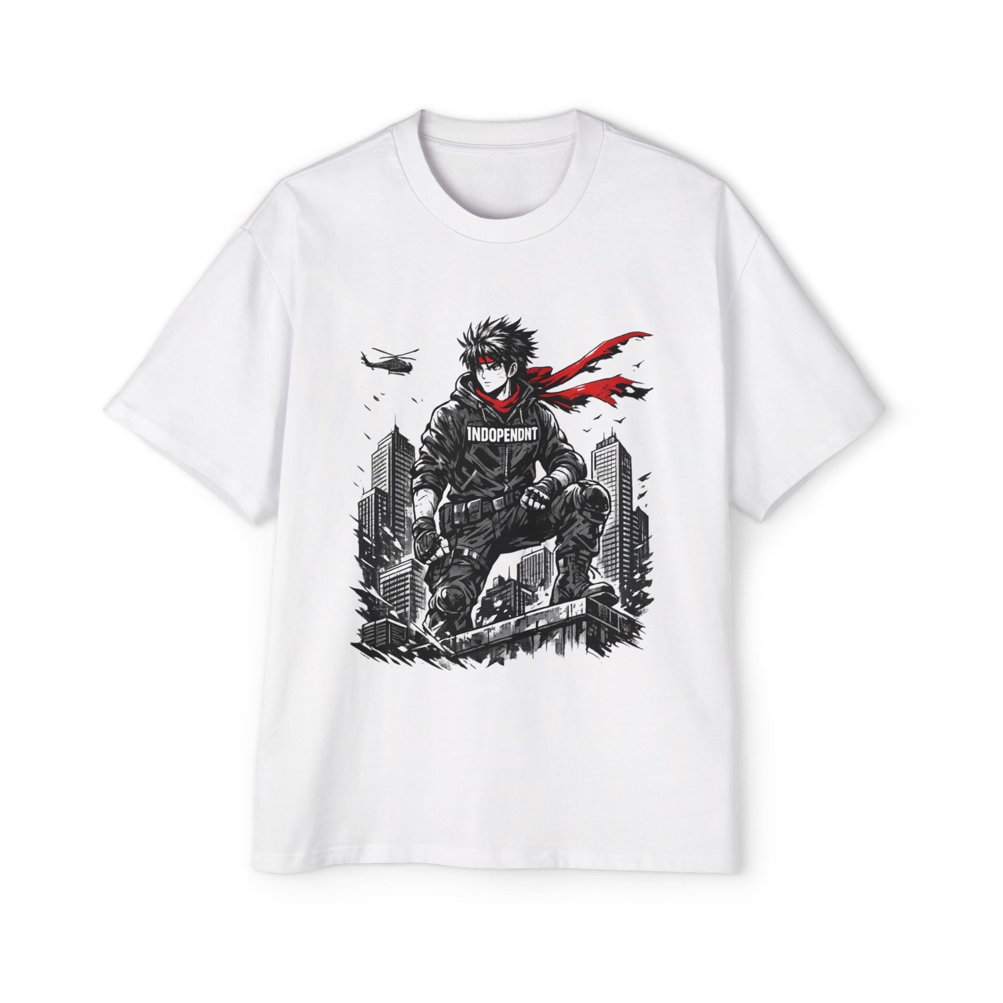 Independence Urban Samurai Tee — Graphic Oversized Men’s T-Shirt