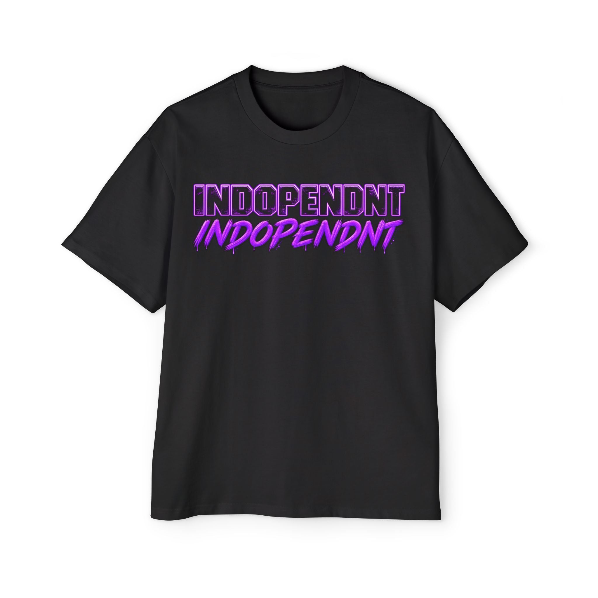 Indopendnt Retro Purple Logo Tee