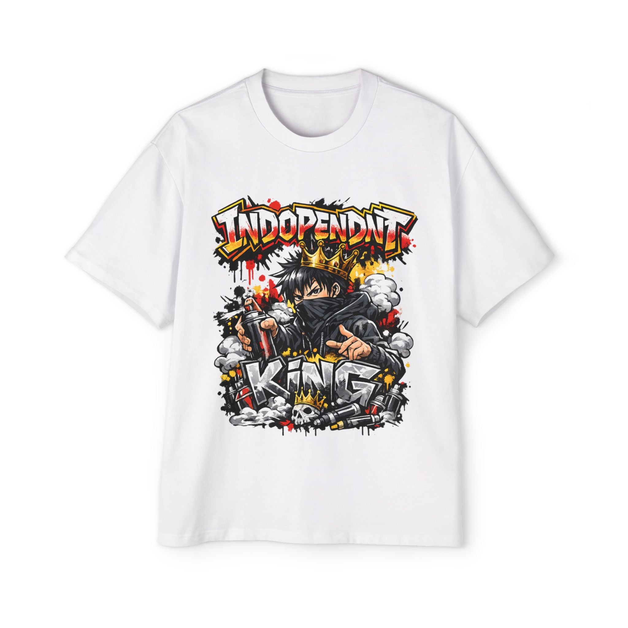 Independent King Graphic Tee — Men's Oversized Streetwear