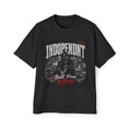 Independent 'Built From Nothing' Graphic Tee — Men's Oversized Streetwear