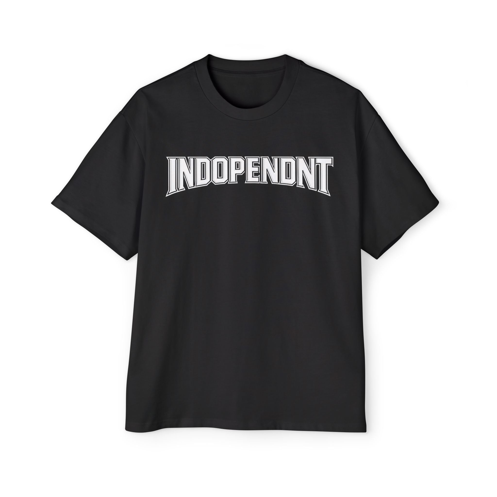 Indopendent Graphic Tee — Vintage Arch Logo Men’s Oversized T-Shirt