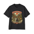 Independent Hidden Village Graphic Tee — Samurai Sunset Japanese Landscape Shirt