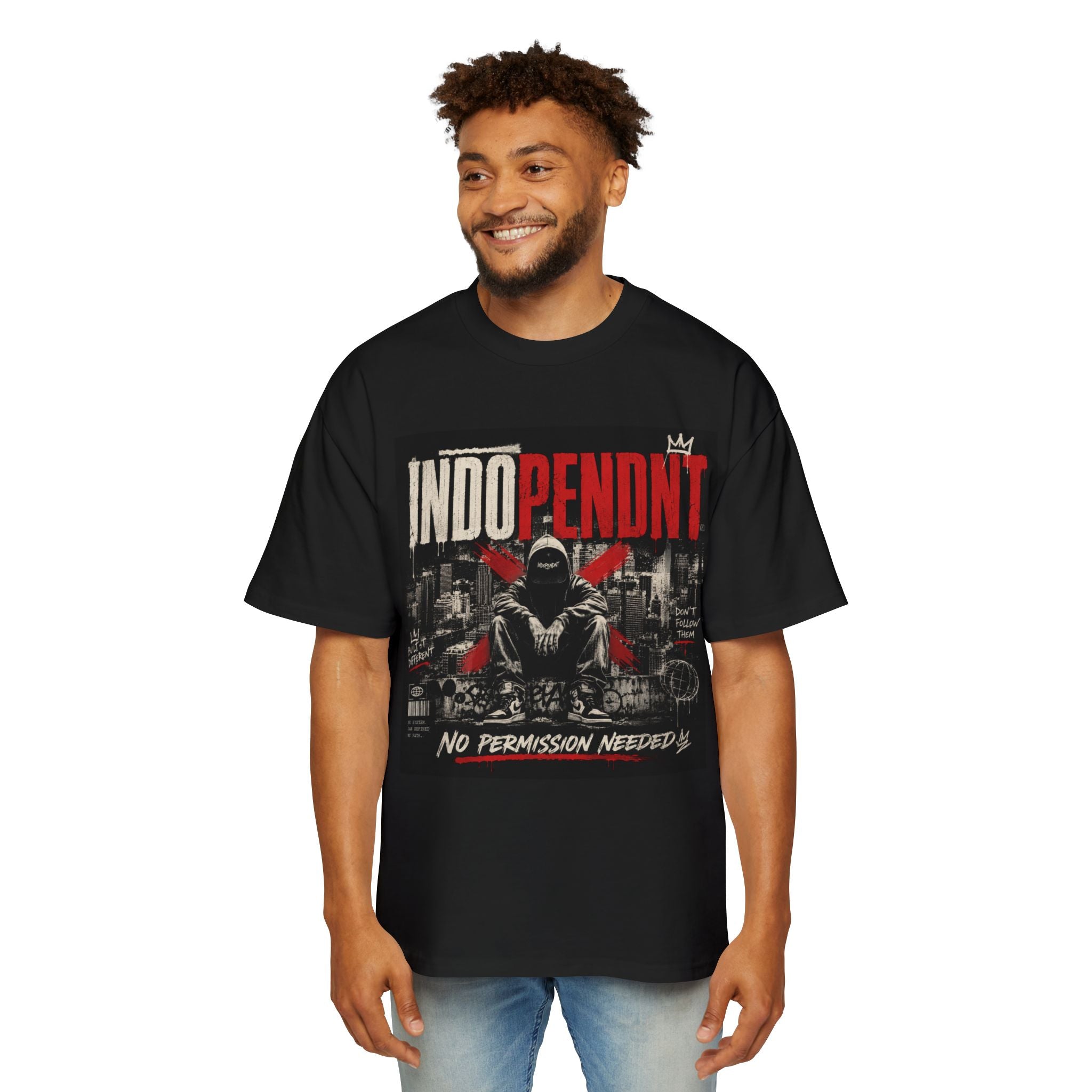 Indopendnt 'No Permission Needed' Graphic Tee