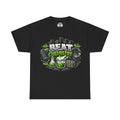 Beat Chemistry T-Shirt — Music Producer DJ Headphones & Lab Beakers Graphic Tee