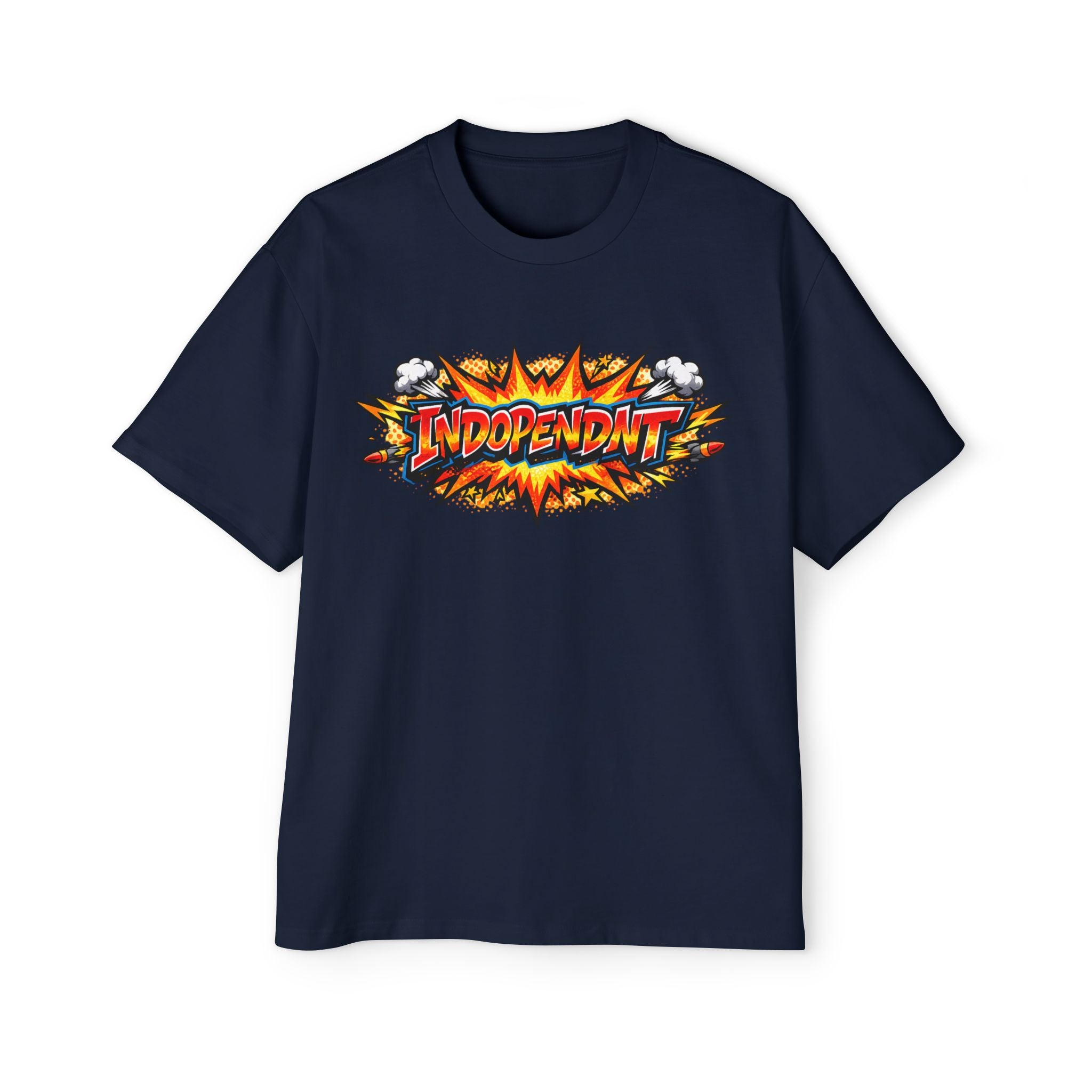 Graphic Tee - 'IndoPendent' Comic Explosion Design