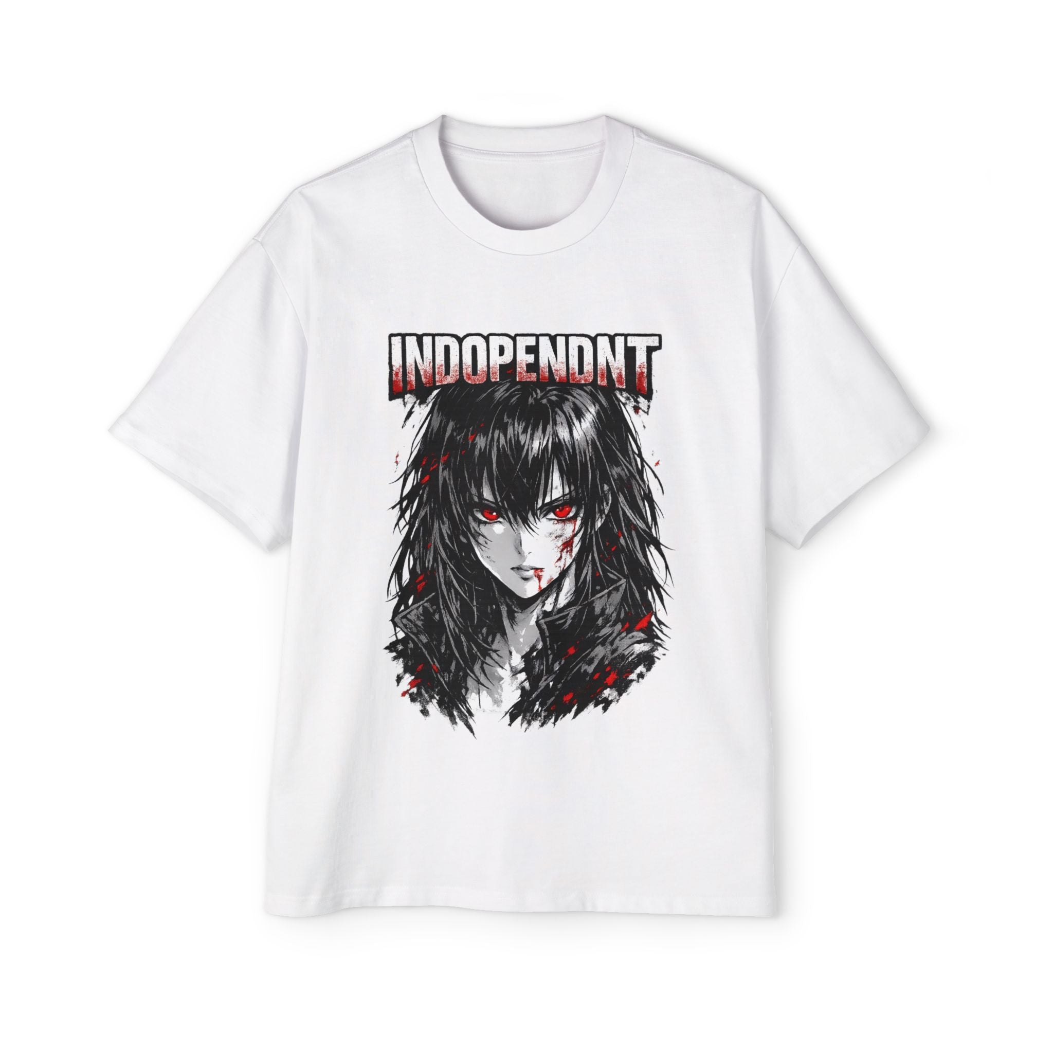 Independant Gothic Anime Girl Graphic Tee