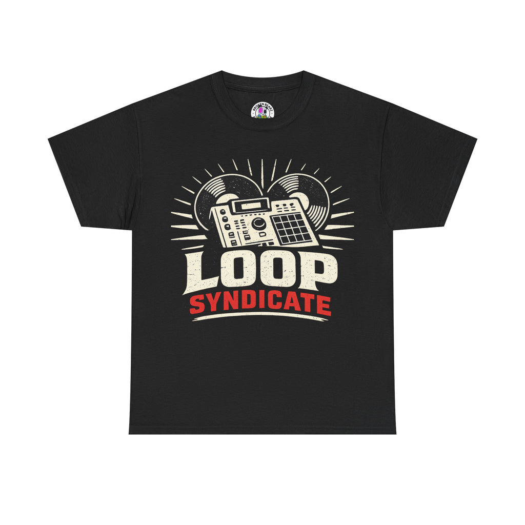 Loop Syndicate T-Shirt — Vintage Drum Machine Music Producer Tee
