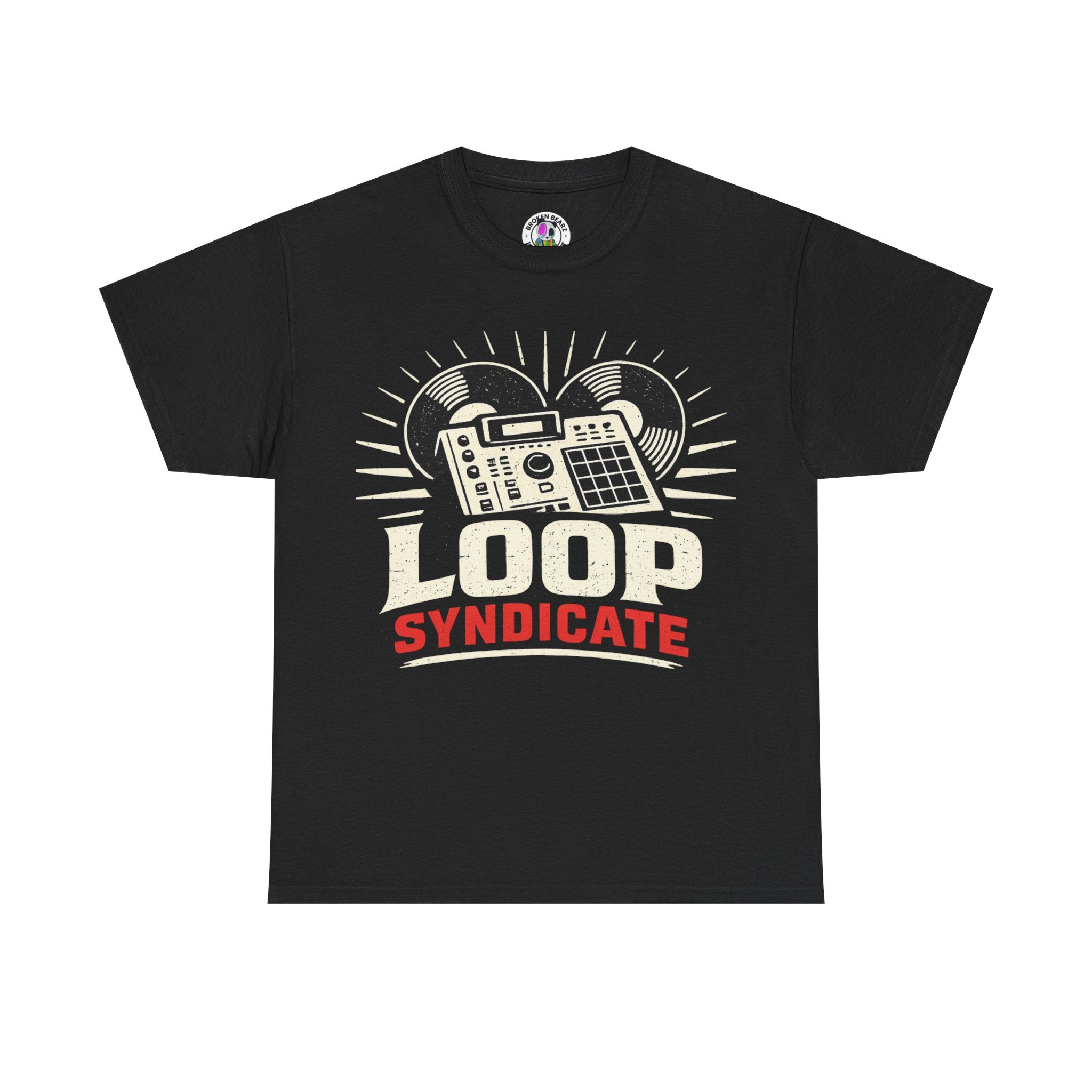 Loop Syndicate T-Shirt — Vintage Drum Machine Music Producer Tee