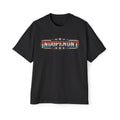 Independent American Flag Tee — 'INDEPENDENT' Patriotic Men's Oversized T-Shirt