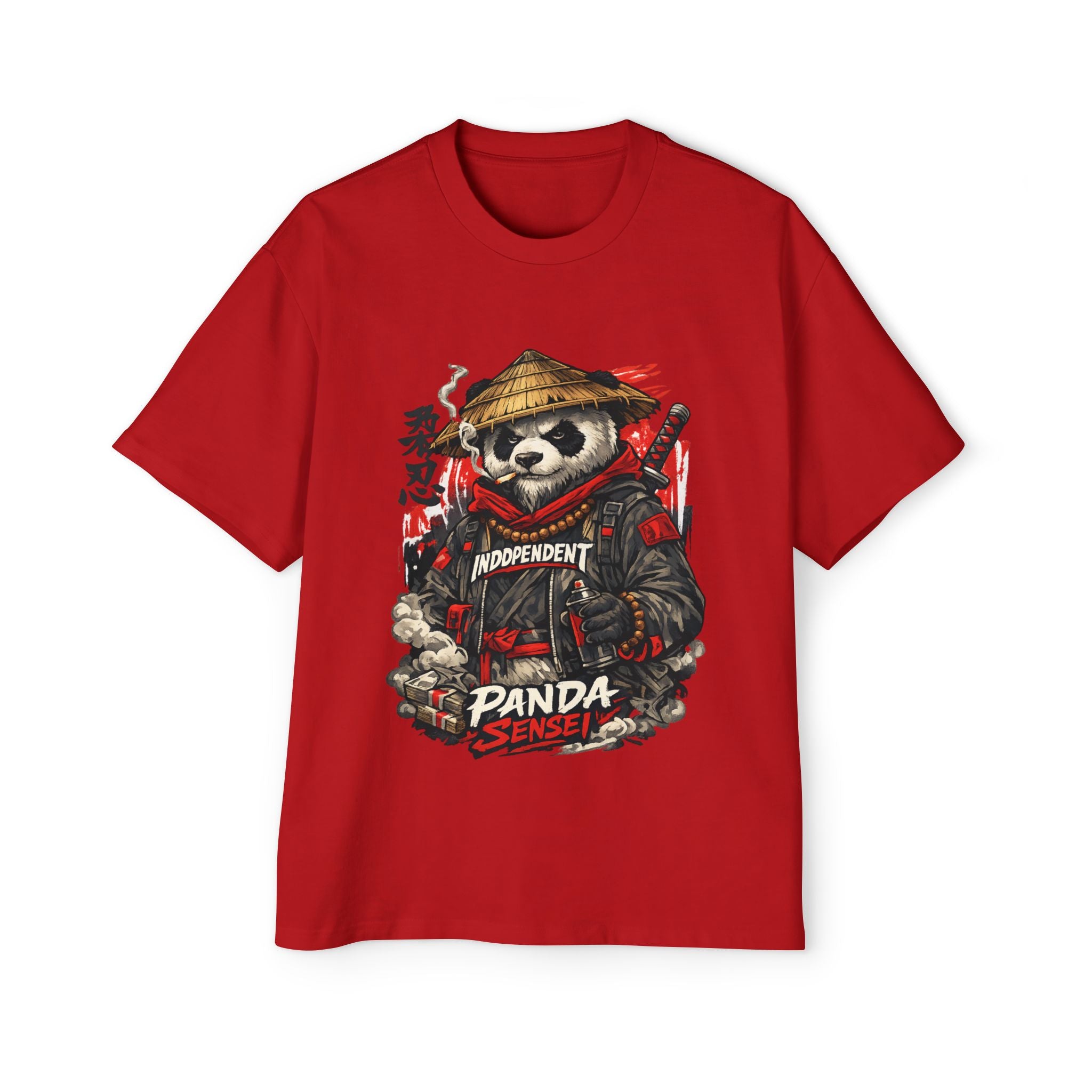 Panda Sensei Tee — Samurai Panda Graphic T-Shirt