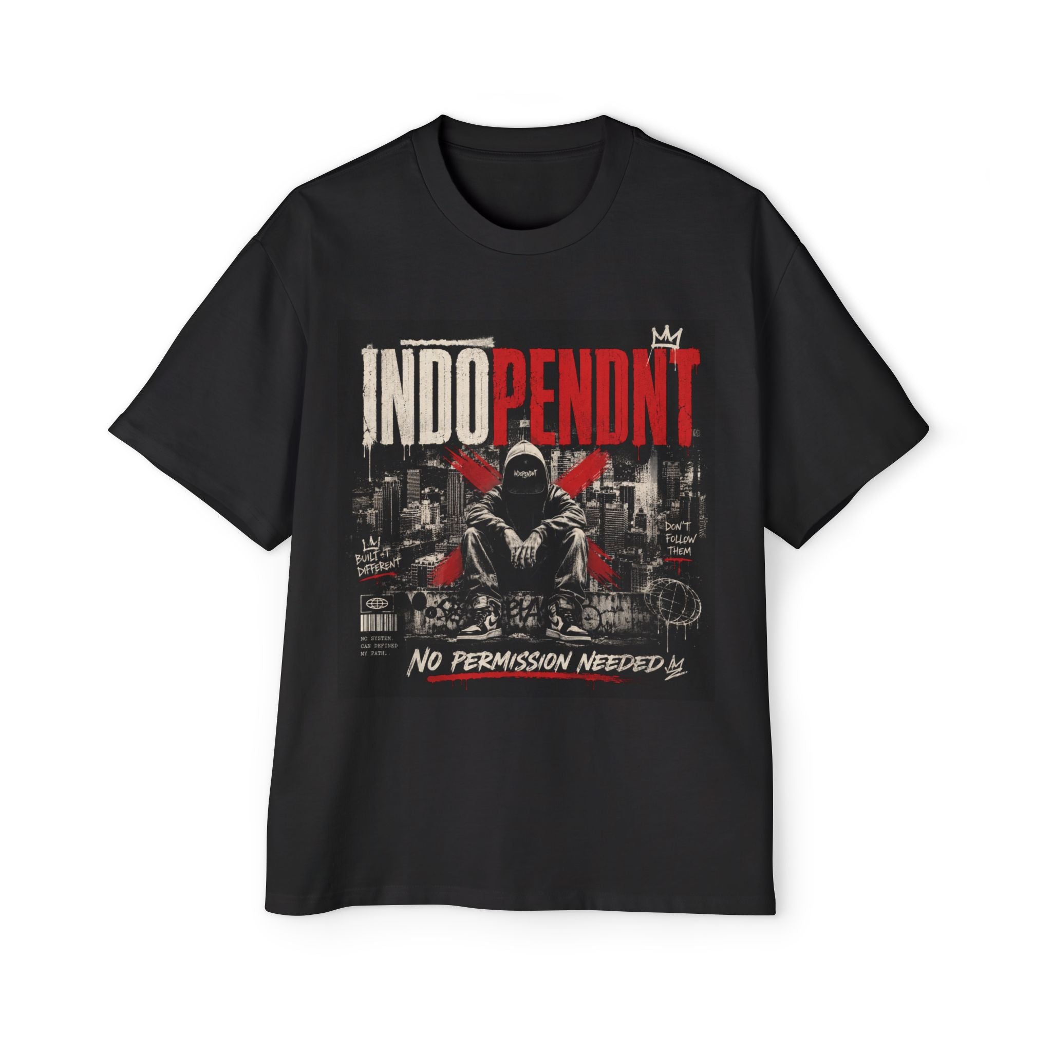 Indopendnt 'No Permission Needed' Graphic Tee
