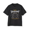 Independent "King of the Concrete" Graphic Tee — Urban Streetwear Men's Oversized T‑Shirt