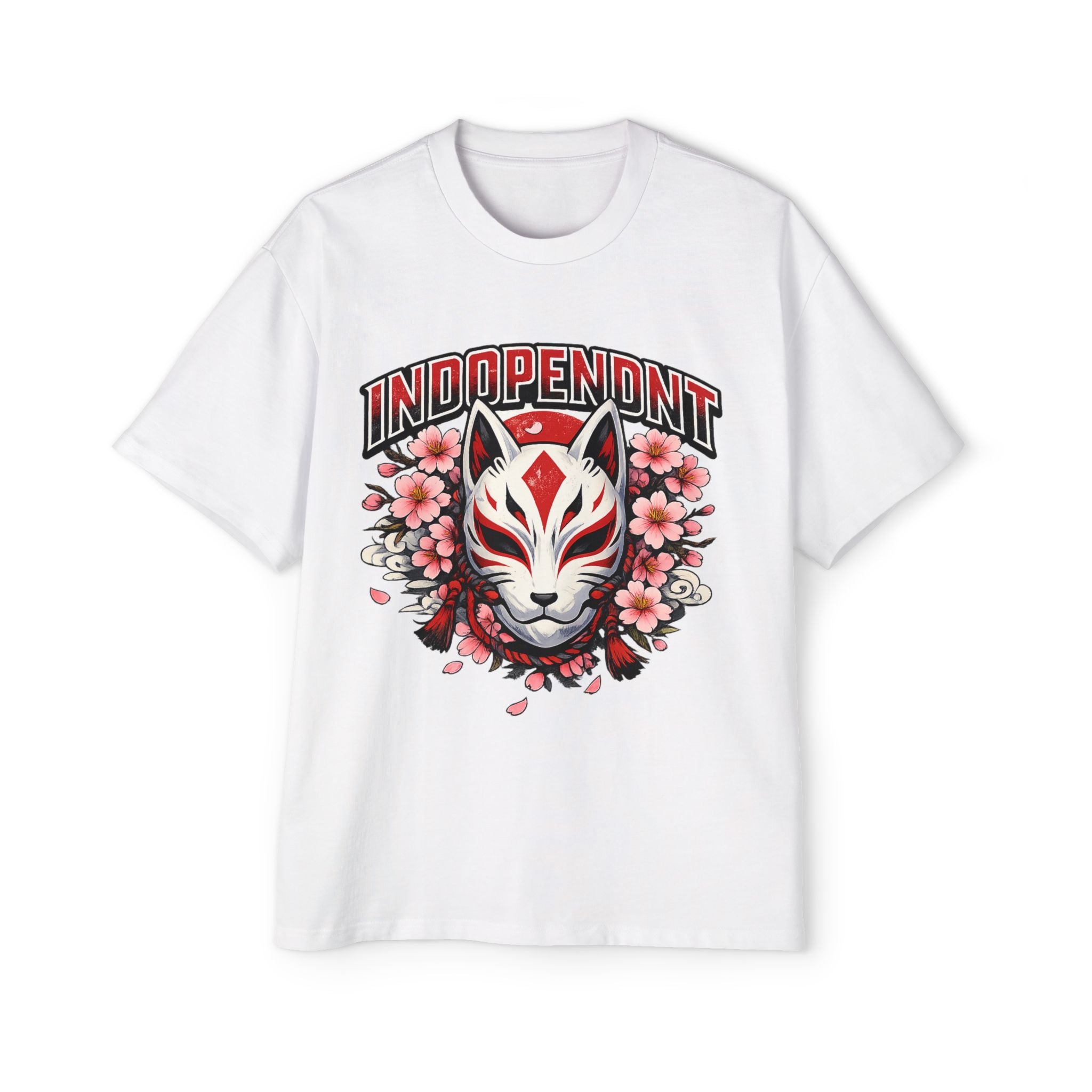 Independent Kitsune Mask Tee — Japanese Fox Mask Graphic T-Shirt