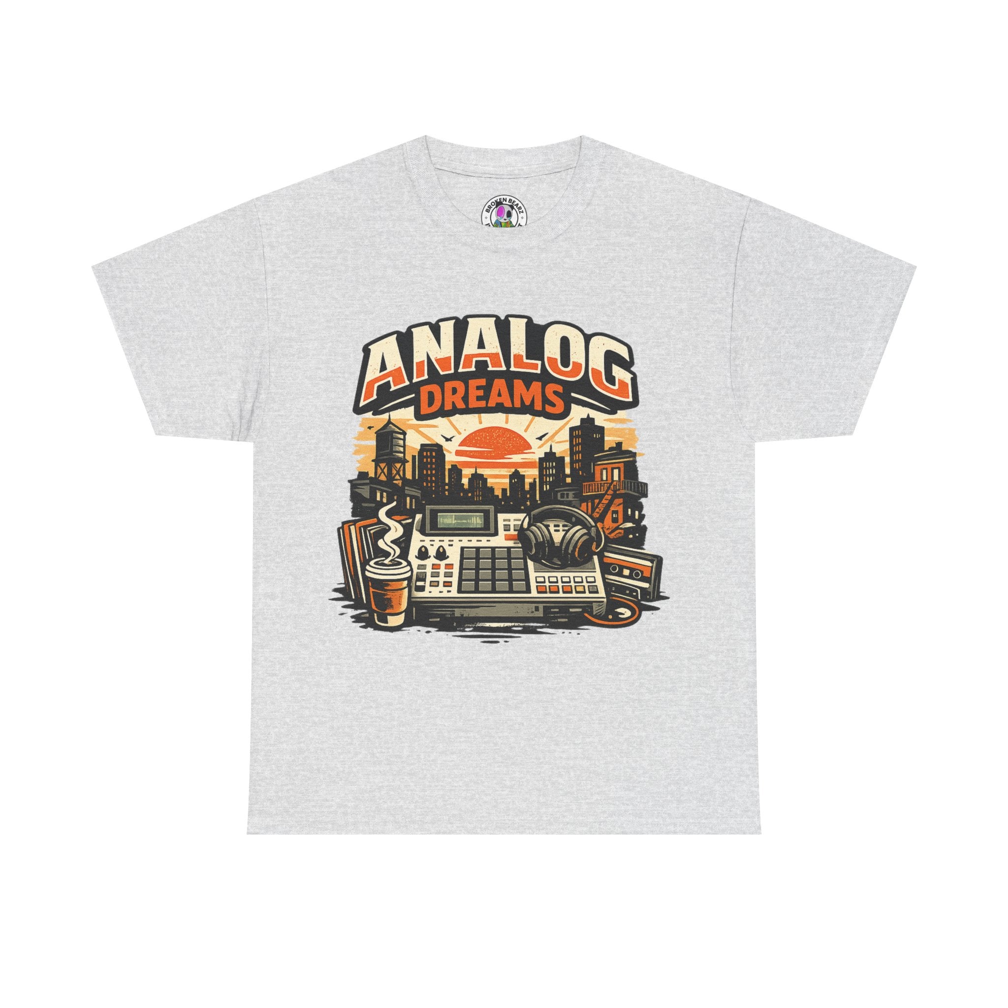 Analog Dreams T‑Shirt — Vintage Synth & Beatmaker Music Tee