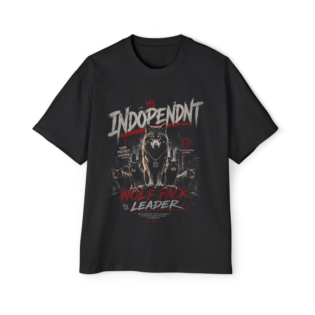 Wolf Pack Leader Tee — "Independent" Graphic Men's T-Shirt
