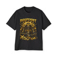 Samurai 'Independent' Graphic Tee — Men's Oversized Black Shirt