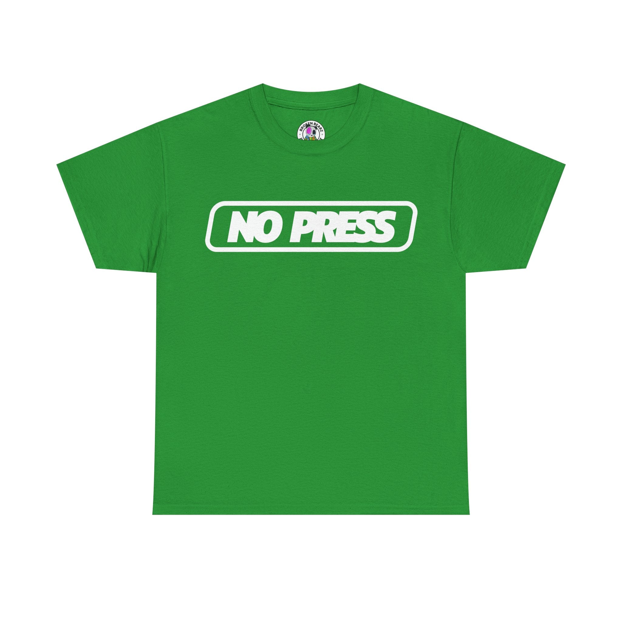 No Press T-Shirt — Bold Minimal Graphic Tee