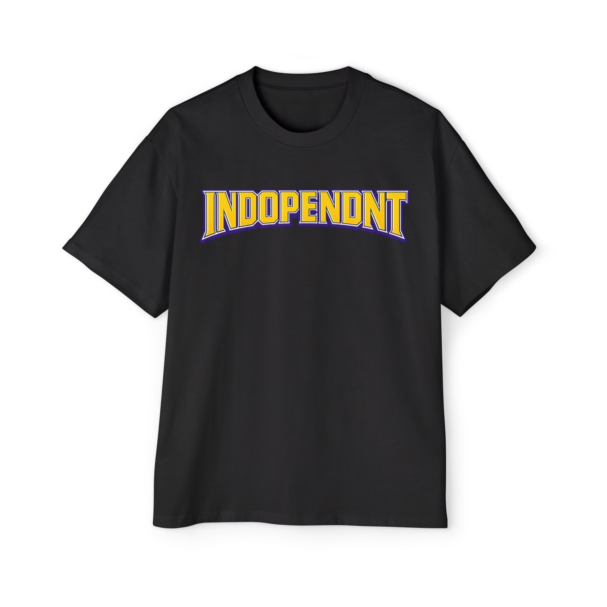 Indopendnt Retro Logo Tee — Men’s Oversized Graphic T-Shirt