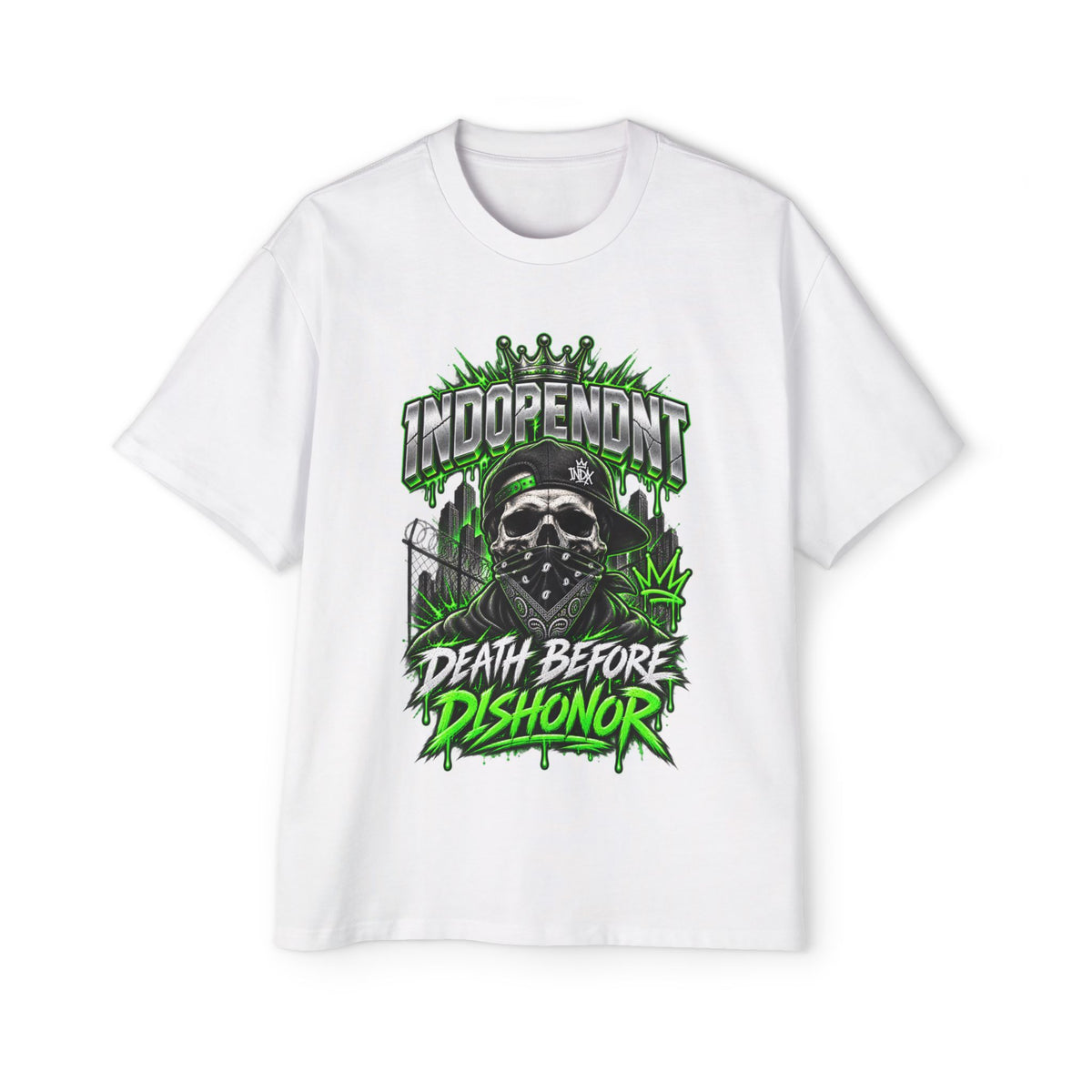 Death Before Dishonor Skull Tee — Indopendent Graphic Men’s T-Shirt